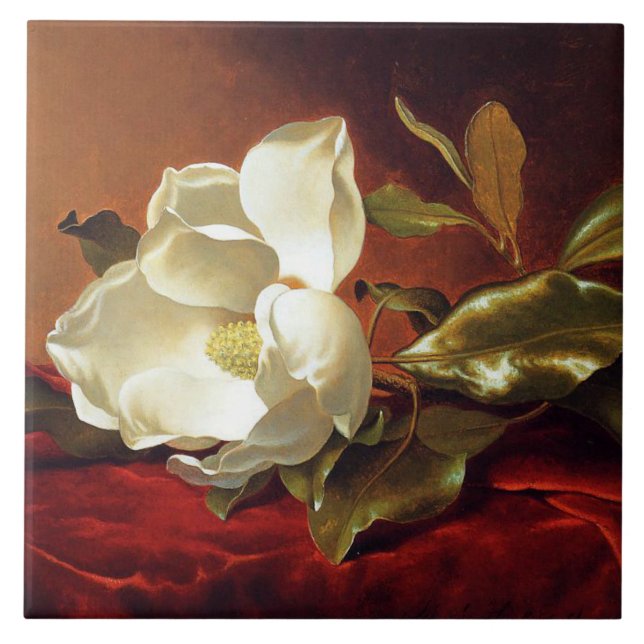 A Magnolia på Red Velvet Kakelplatta (Framsidan)