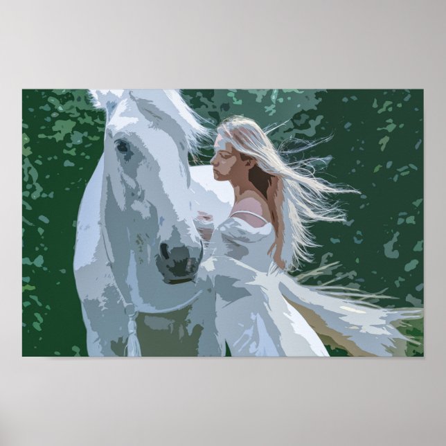 A Maiden och A White Horse | POSTER (Framsidan)