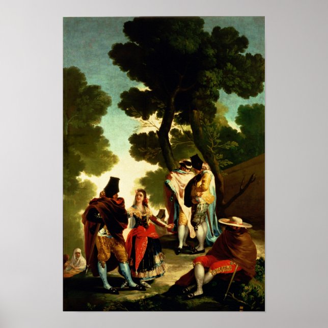 A Maja and Gallants, 1777 Poster (Framsidan)
