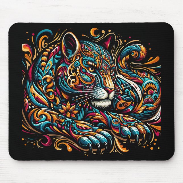 A Majestic Panther - Mouse Pad Musmatta (Framsidan)