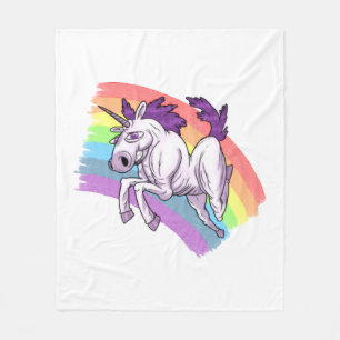 A Majestic Unicorn Fleecefilt
