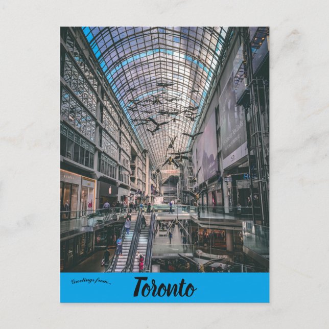 A Mall i Toronto Ontario Kanada Vykort (Framsida)