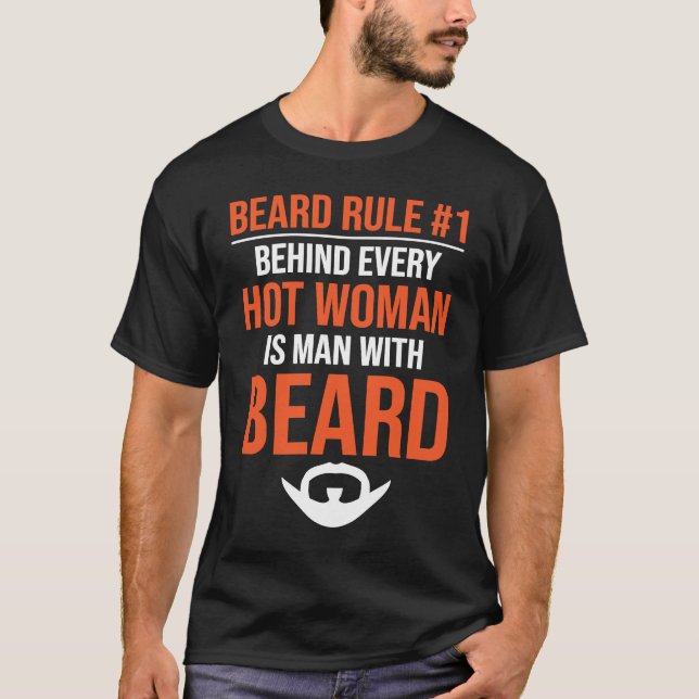 A Man With Beard T Shirt (Framsida)