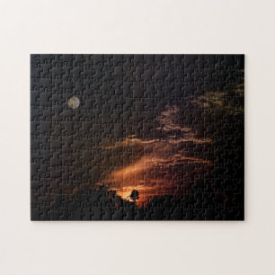 ’A Måne’s Sunset’ Pussel