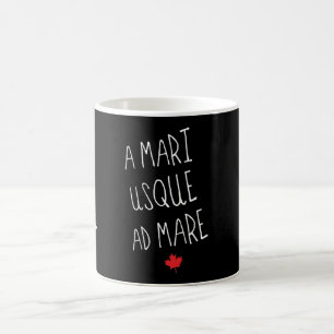 A Mari Usque Ad Mare Canadian Motto Kaffemugg