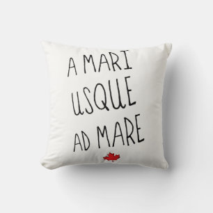 A Mari Usque Ad Mare, Canadian Motto, Kanada Kudde