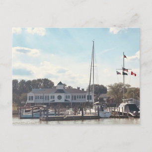 A Marina in Huron, Ohio Fotography Helg Vykort