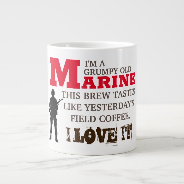 A-MARINE-SAK JUMBO MUGG (Framsidan)