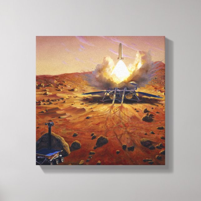 A Mars ascent fordon 2 Canvastryck (Framsida)
