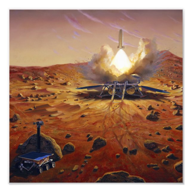 A Mars ascent fordon 2 Fototryck (Framsidan)