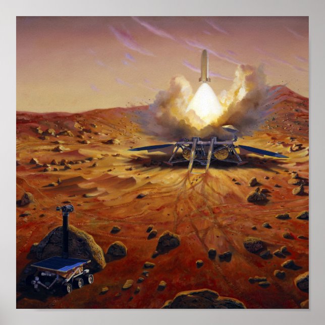 A Mars ascent fordon 2 Poster (Framsidan)