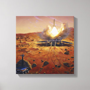 A Mars ascent fordon Canvastryck
