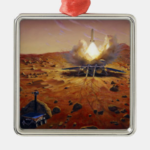 A Mars ascent fordon Julgransprydnad Metall