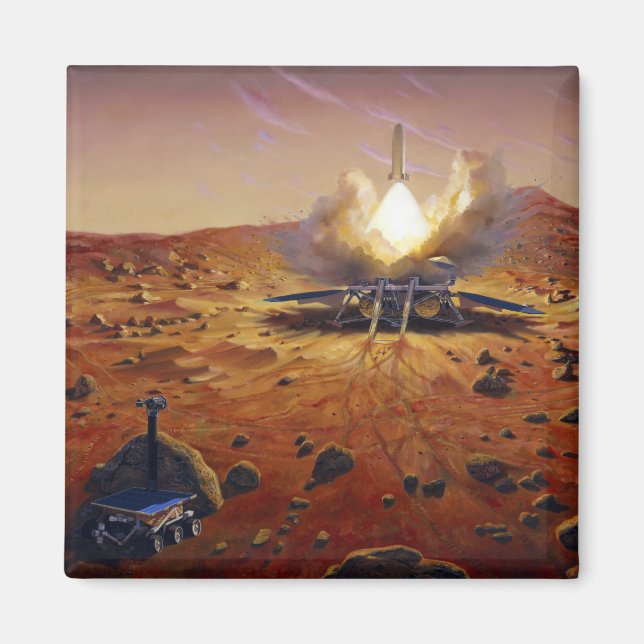 A Mars ascent fordon Magnet (Framsidan)