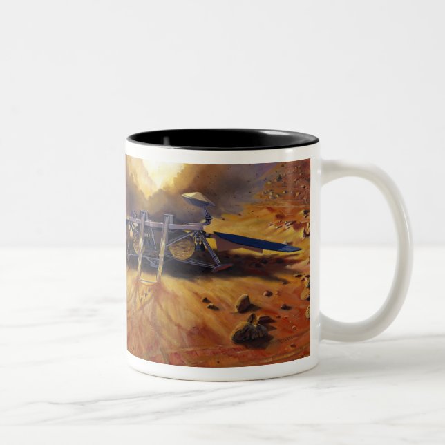 A Mars ascent fordon Två-Tonad Mugg (Höger)
