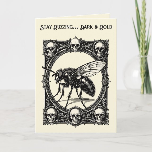 A Massive Monstrous Fly Kort (Framsida)