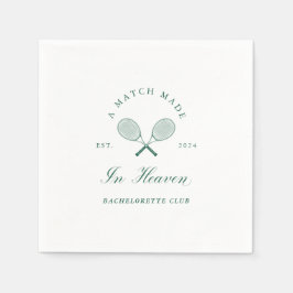 A Match Made in Heaven Bachelorette Pappersservett