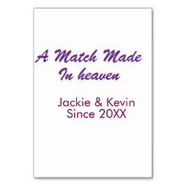 A match made in heaven purple mauve since year nam bordsnummer