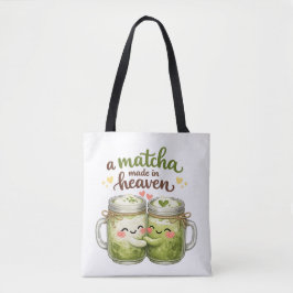 A Matcha Made in Heaven Cute Funny Pun Tygkasse