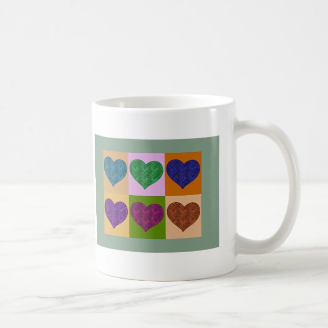 A-MAZE HEARTS KAFFEMUGG (Höger)
