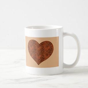 A-MAZE-ING HEART (RED) KAFFEMUGG