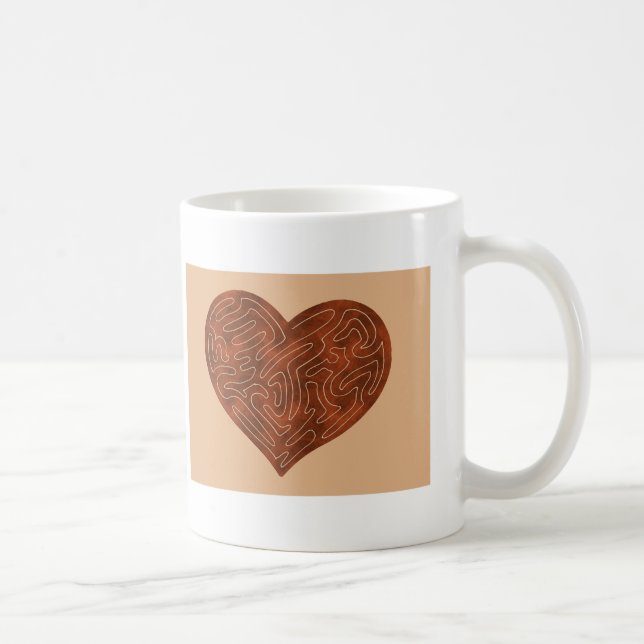A-MAZE-ING HEART (RED) KAFFEMUGG (Höger)