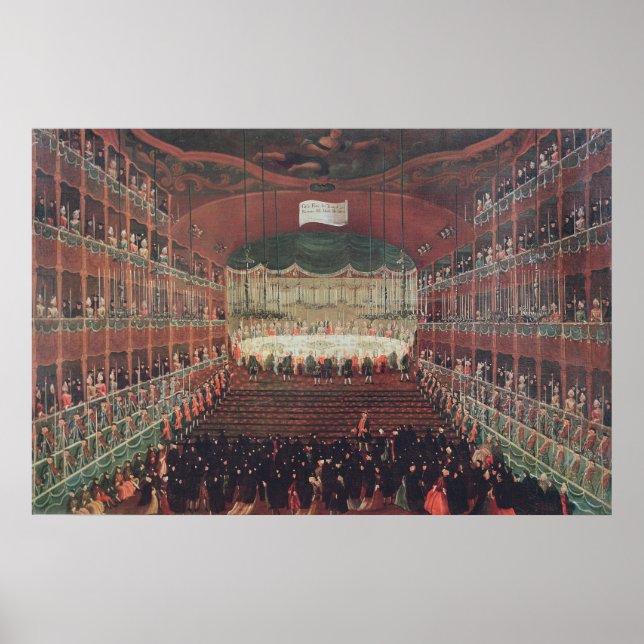 A Meal at San Benedetto Theater Poster (Framsidan)