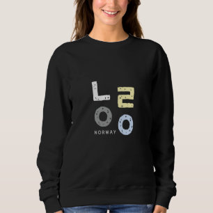 A med ordet Norge skrivet med koreanska konsonante T Shirt