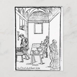 A Medieval Kitchen Vykort
