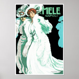 A. Mele & italienska modeer för Co. Poster