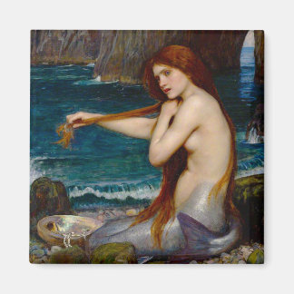 A Mermaid, c. 1900 by John Waterhouse Magnet