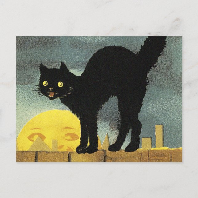 A Merry Halloween Helg Vykort (Framsida)