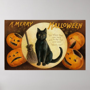 A Merry Halloween Poster