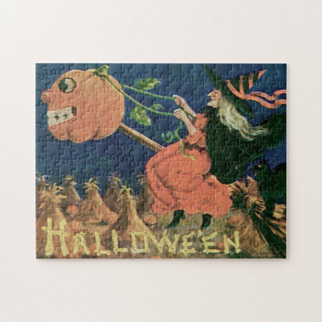 A Merry Halloween Pussel (Horisontell)