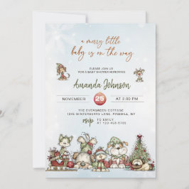 A Merry Little Baby is on the Way Inbjudningar