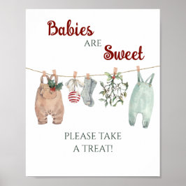 A Merry Little Christmas Clothes Babies Are Sweet Poster