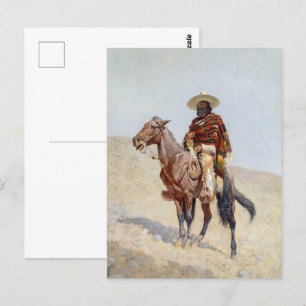 A Mexican Vaquero (1890) av Frederic Remington Vykort