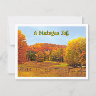A Michigan Fall Vykort
