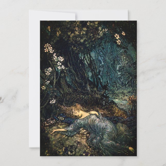 A Midsommar Night Dream Inbjudningar (Framsida)