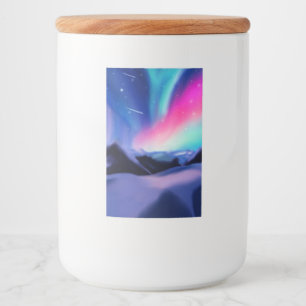 A Million Aurora Dreams Food Label Mat Etikett