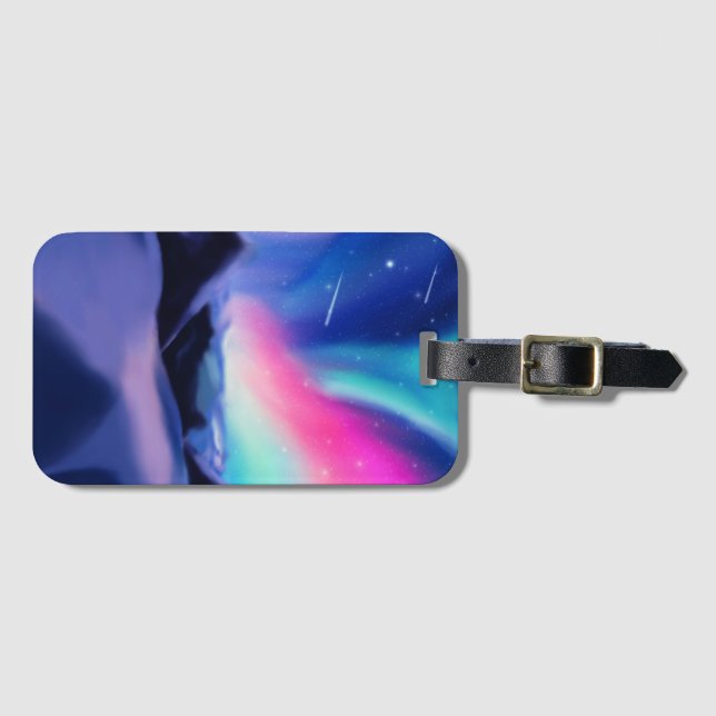 A Million Aurora Dreams Luggage Tag Bagagebricka (Framsida horisontal)