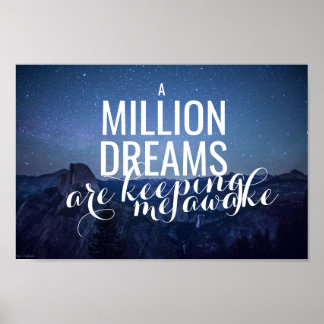 "A Million Dreams" - inspiration Poster