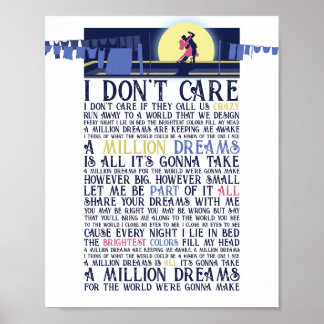 A Million Dreams Poster