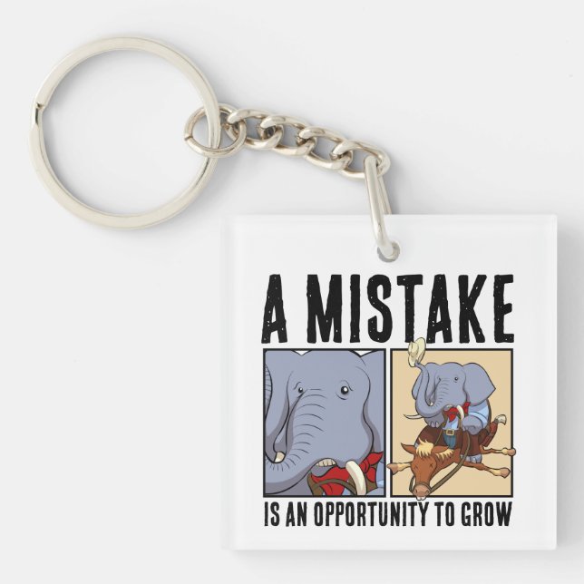 A Mistake Is An Opportunity To Grow Elephant (Framsidan)