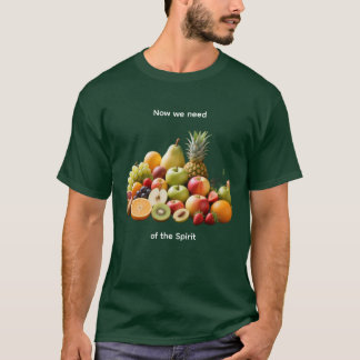 A modern and Minimalist Fruits of Spirit T Shirt