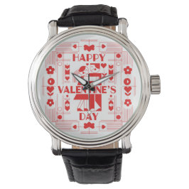 A modern Bauhaus Valentine’s Day Armbandsur