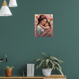 A Mödrar Embrace - Mor & DDotter Poster