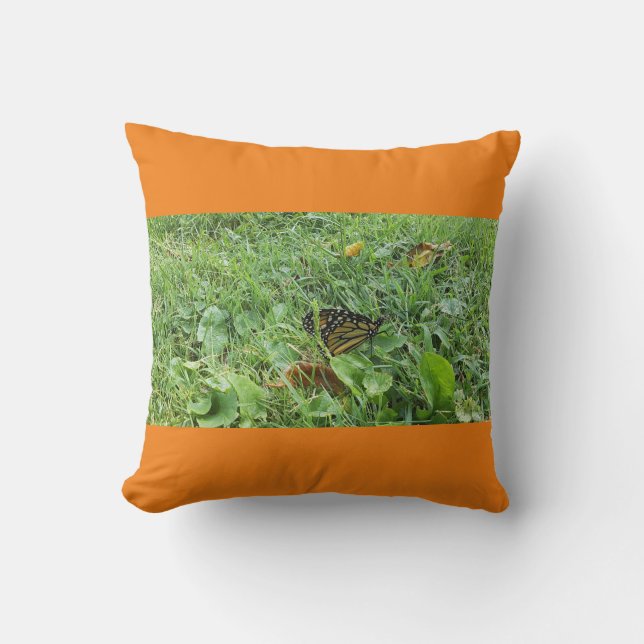 A Monarch Butterfly Dekorativ kudde (Framsida)