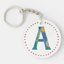A Monogram Keychain - Aura Edition