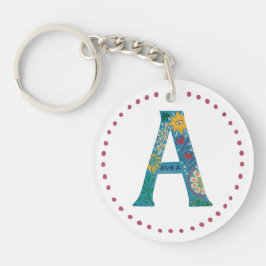 A Monogram Keychain - Aura Edition
